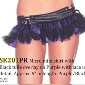 Raveware‎ micro mini skirt